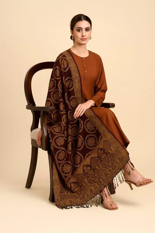 3 Pcs Women's Unstitched Plain Suit